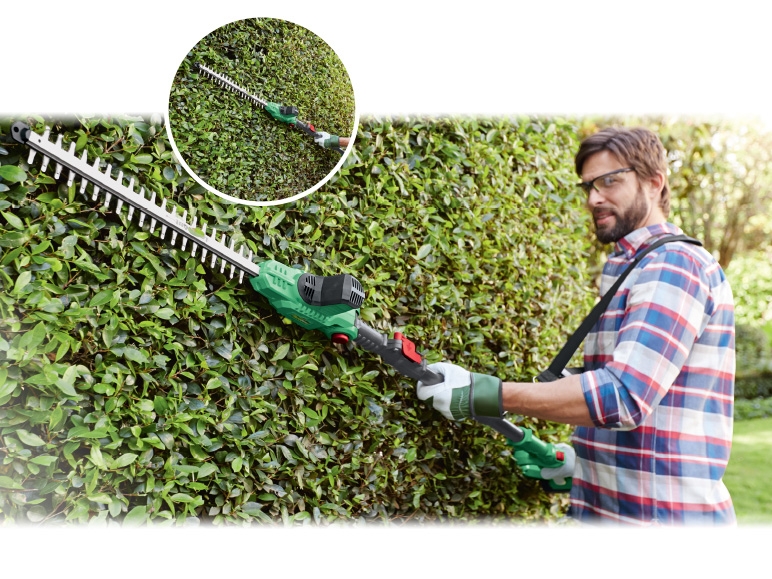 FLORABEST(R) 18V Cordless Long-Reach Hedge Trimmer