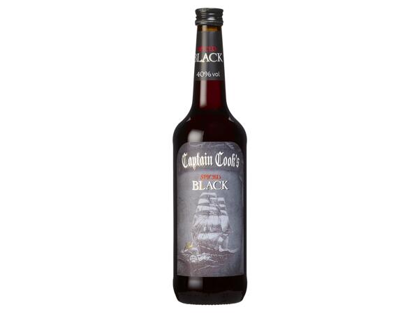 Black spiced rum*