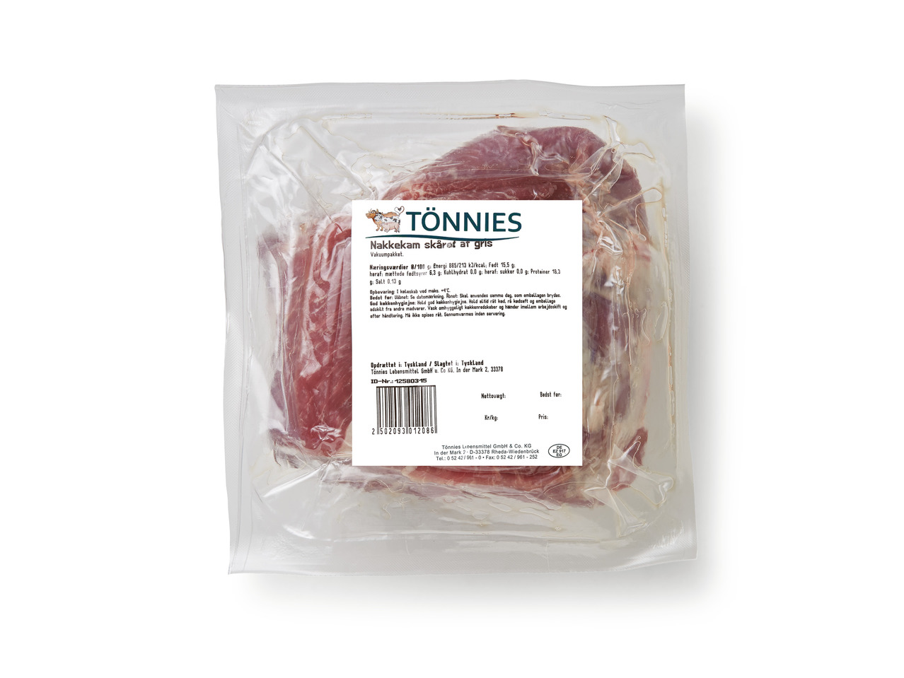TÖNNIES Nakkefilet