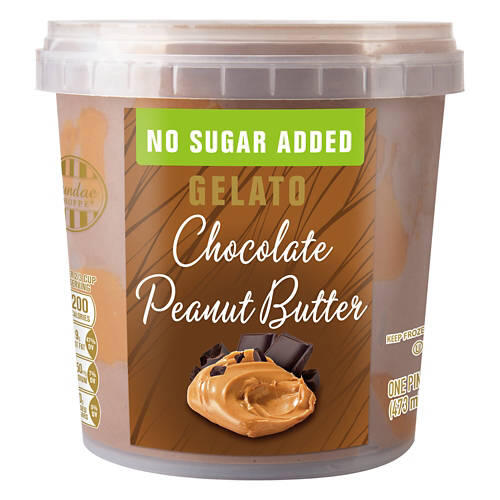 Sugar Free Chocolate Peanut Butter Gelato, 16 fl oz