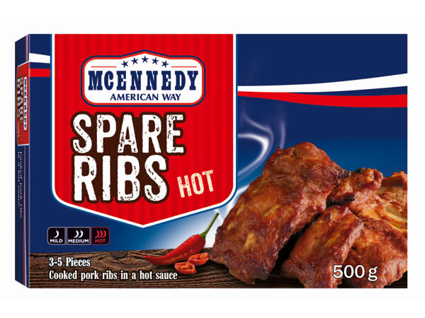 Gebratene Spareribs