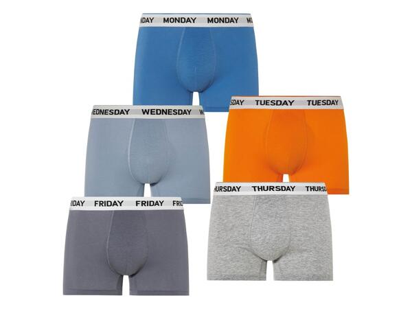 Men's boxers, 5 pieces