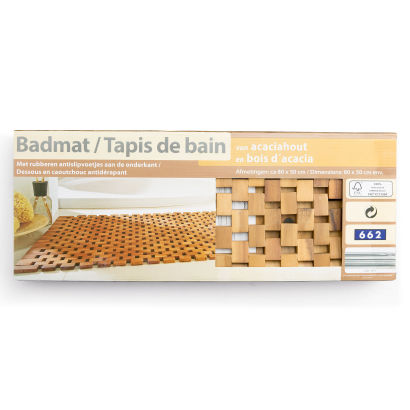 Sortie de bain en bois