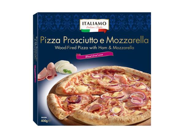 Wood Fired Pizza with Ham & Mozzarella