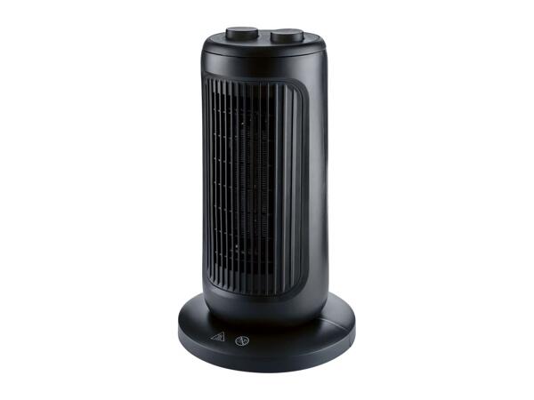 Silvercrest Tower Fan Heater - Black