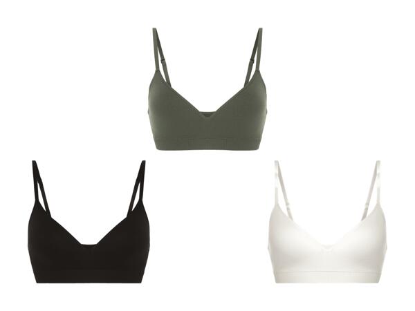 Soutien-gorge sans armature avec côtes