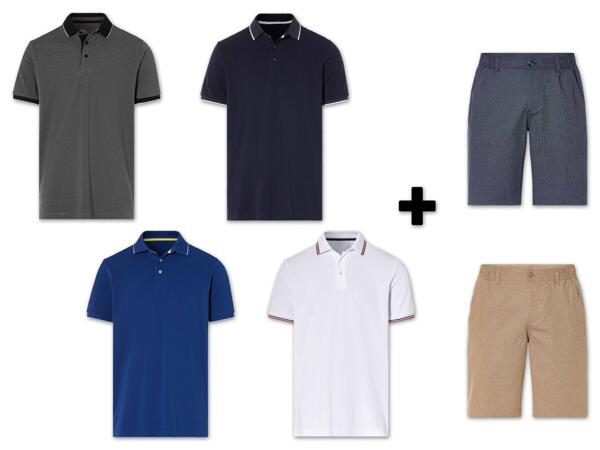 Herren Poloshirt + Shorts