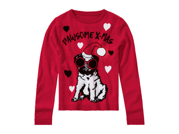 Pepperts Kids' Light-Up Christmas Jumper