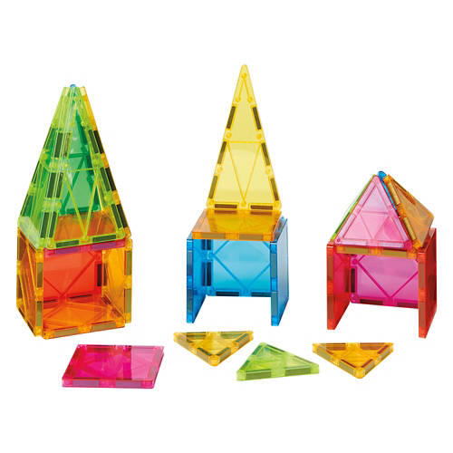 Kid's Magne Builds - Neon Pastel, 60 pieces