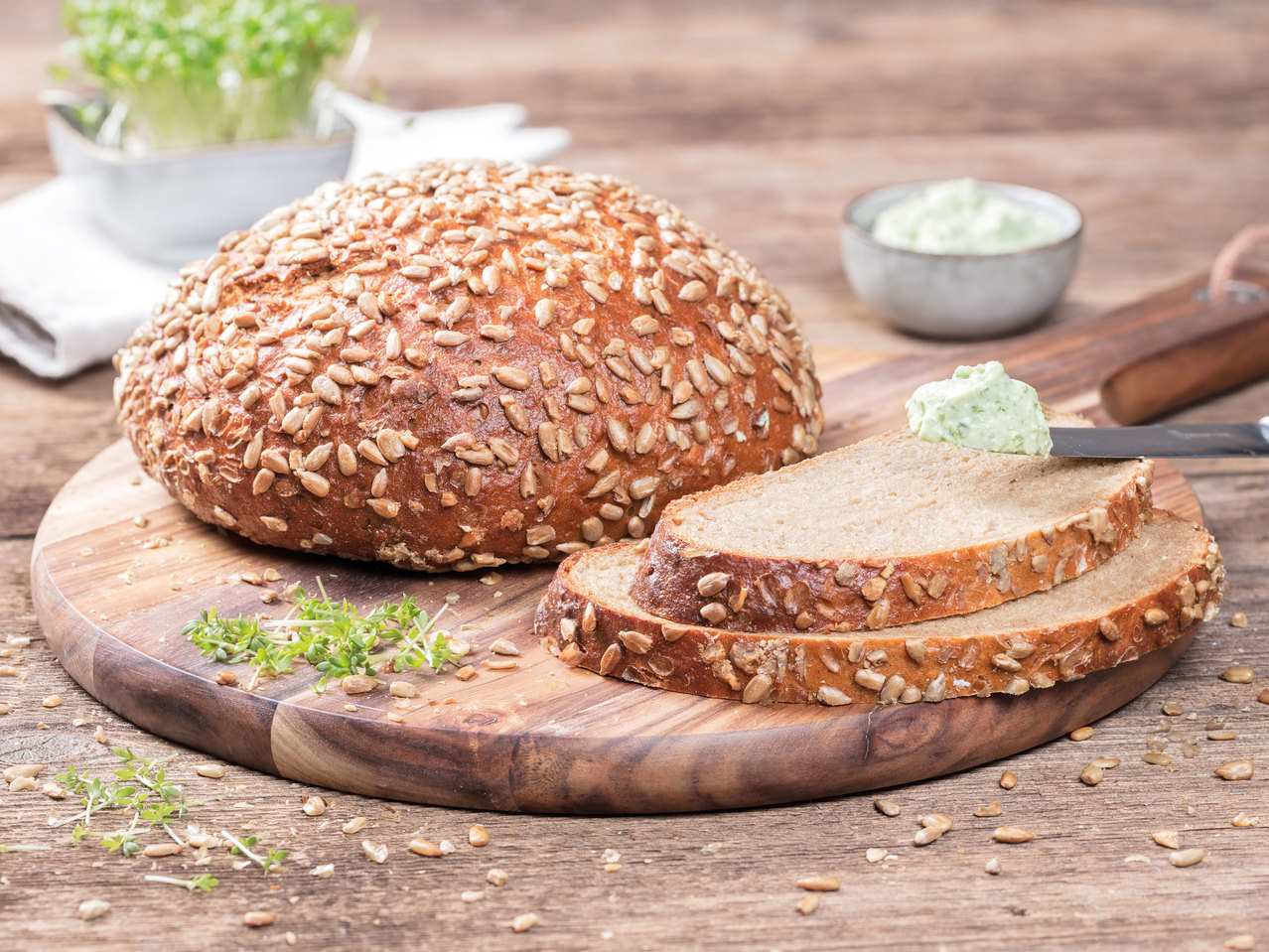 Österreichisches Sonnenblumenbrot