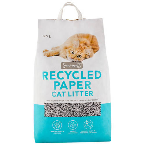 Recycled Paper Cat Litter 20L