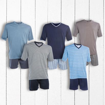 Shortypyjama voor heren