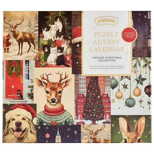 Assorted Adult Mini Puzzle Advent Calendar