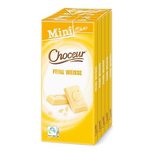CHOCEUR Mini Tafeln, weiß