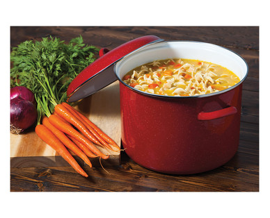 Crofton 12-Quart Porcelain Enamel Stockpot