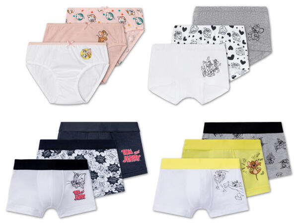 Tom and Jerry™ Mädchen Slip oder Panty/Buben Retroboxer