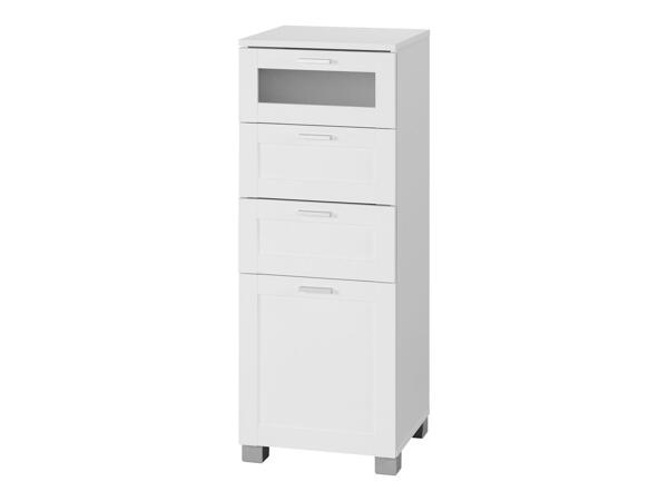 Bathroom cabinet with 4 drawers