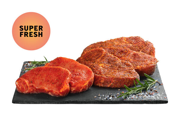 Assortiment de viande de porc à griller