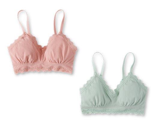 Serra Ladies 2 Pack Rib Bralette
