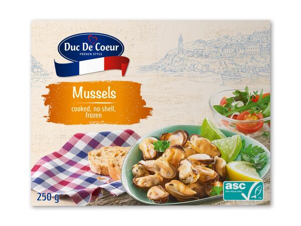 DUC DE COEUR Blåmuslinger