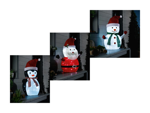 Figurine de Noël à LED