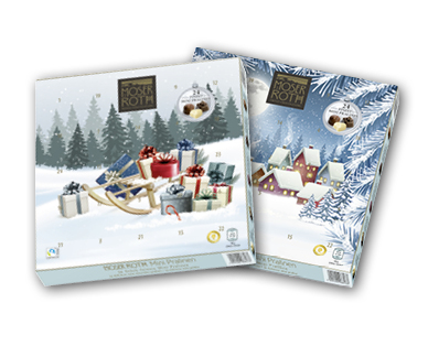 Calendrier de l'avent aux pralines MOSER ROTH