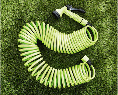 Coiled Garden Hose Set 15m