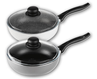 CROFTON(R) Poêle avec couvercle en verre, 24 cm Ø