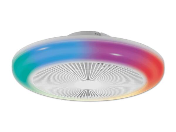 LED-Deckenleuchte mit Ventilator