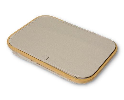 Easy Home Bamboo Collapsible Hamper