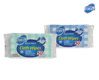CLOTH WIPES 50PK