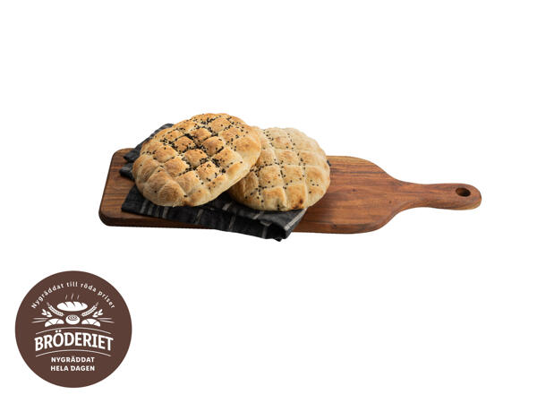Somunbröd spiskummin och sesam