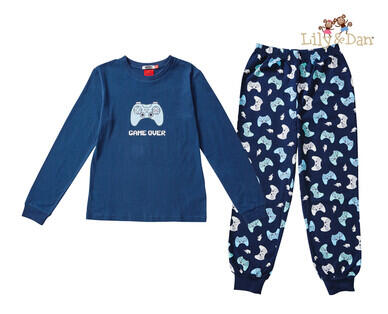 Children's Knit Flannelette PJ Set - Sizes 8-14