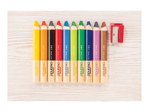 Crelando 3-in-1 Coloured Pencils