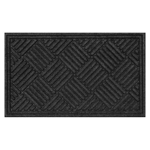 18" x 30" All Purpose Mat - Charcoal Crosshatch