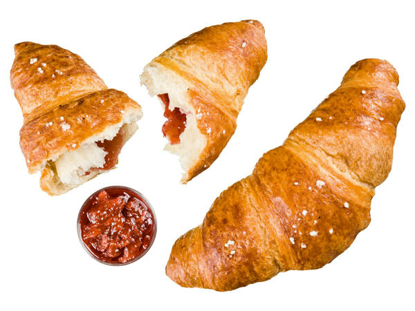 Erdbeer-Croissant