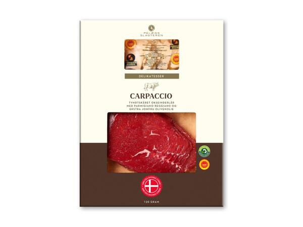PÅLÆGSSLAGTEREN Carpaccio med olivenolie