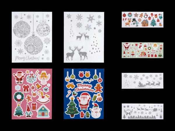 Décorations de fenêtre de Noël