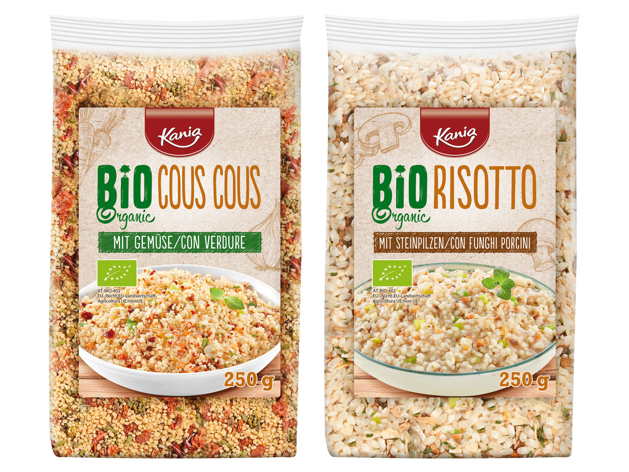 KANIA Vegetarisches Bio-Gericht