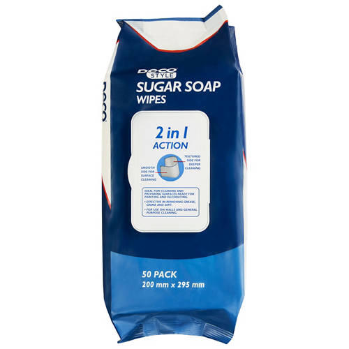 Sugar Soap Wipes 50 Pack