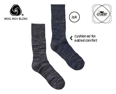 Adult's Hiking Socks 2pk