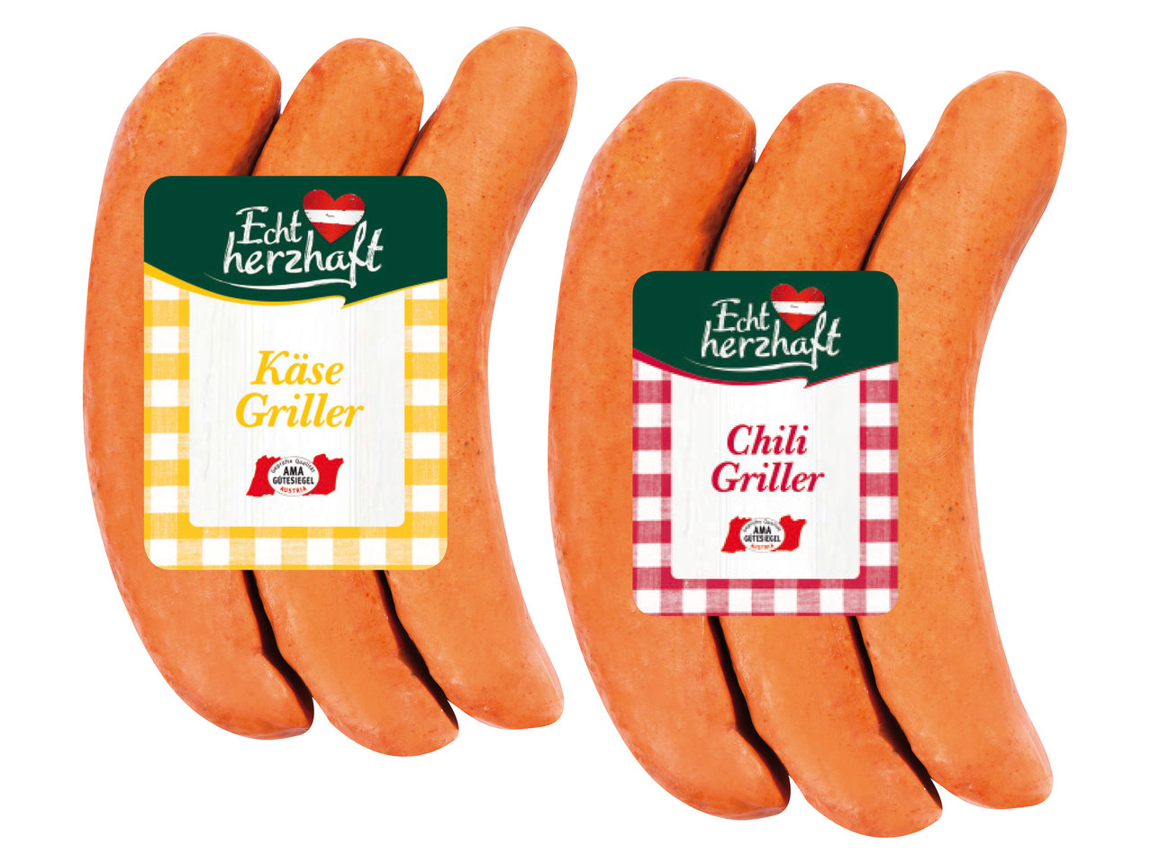 ECHT HERZHAFT Käse- oder Chili-Griller