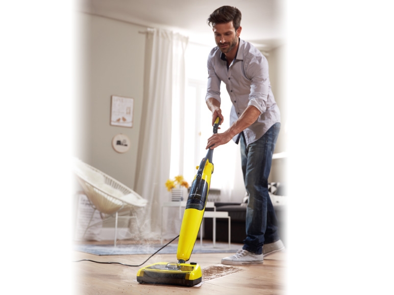 SILVERCREST 1,500W 2-in-1 Steam Mop