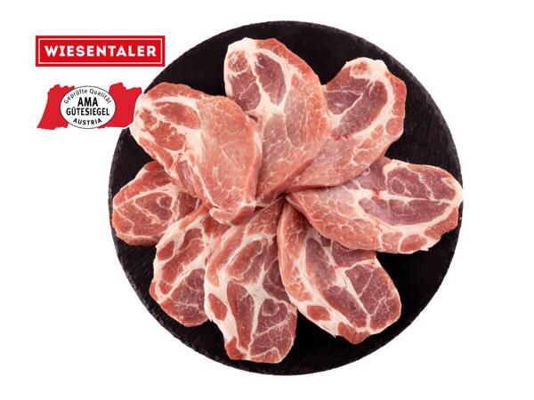 Frische Schopfsteaks