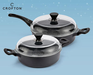 CROFTON Alugusspfanne mit Deckel, Ø 28 cm