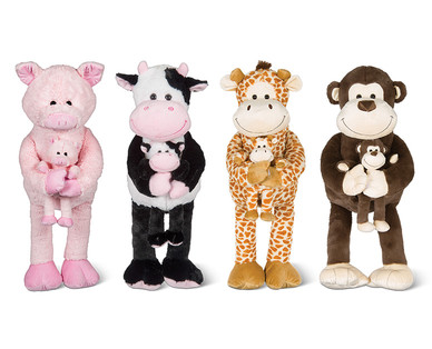 26" Mom and Baby Plush Animals