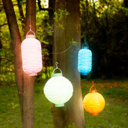 Lampion LED à énergie solaire