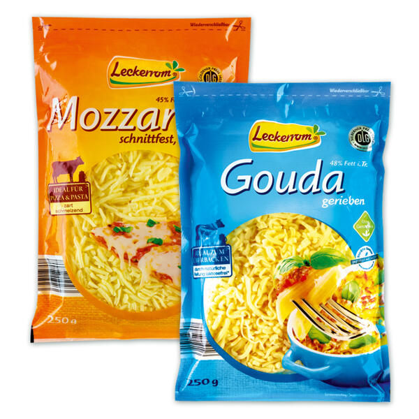 Mozzarella oder Gouda