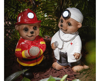 Solar Baby Meerkat Statue