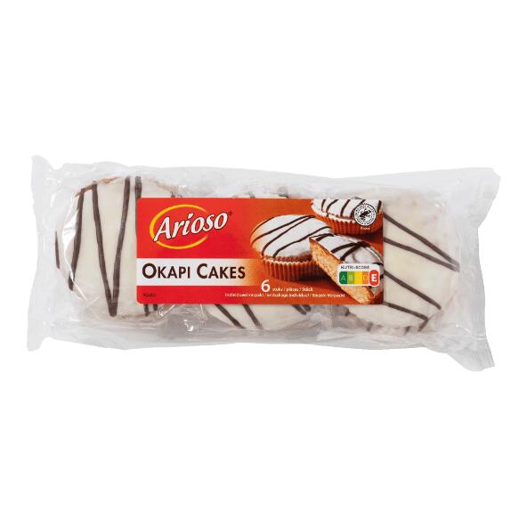 ARIOSO(R) 				Okapi Cakes, 6 pcs